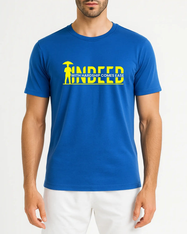 INDEED – With Hardship Comes Ease | Premium 100% Cotton Jersey T-Shirt